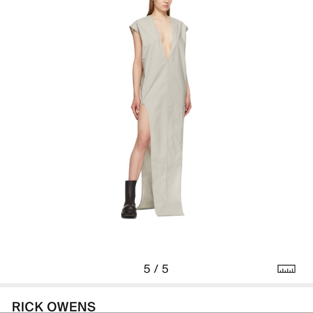 Rick Owens arrow dress.